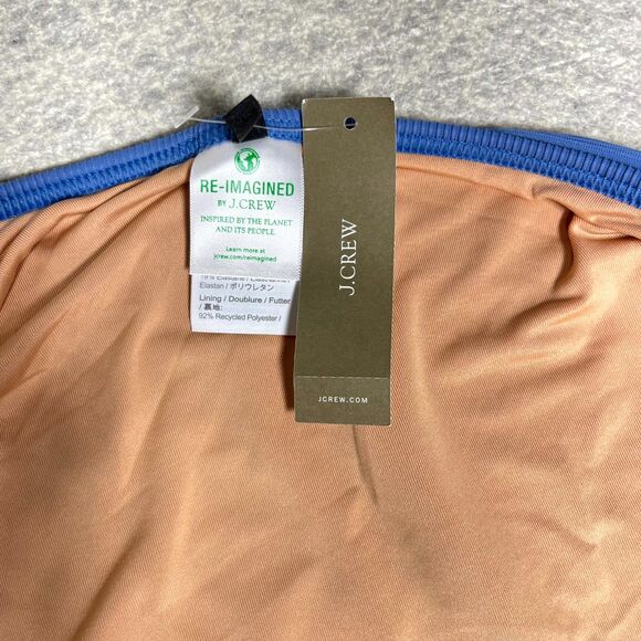 J.Crew Ribbed One Strap‎ One Piece in Blue Ladies Size 22 NEW - Picture 6 of 9